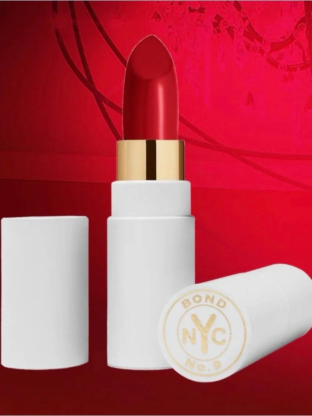 no.9 New York Bond Lipstick - 💄 Nolita Deep Red